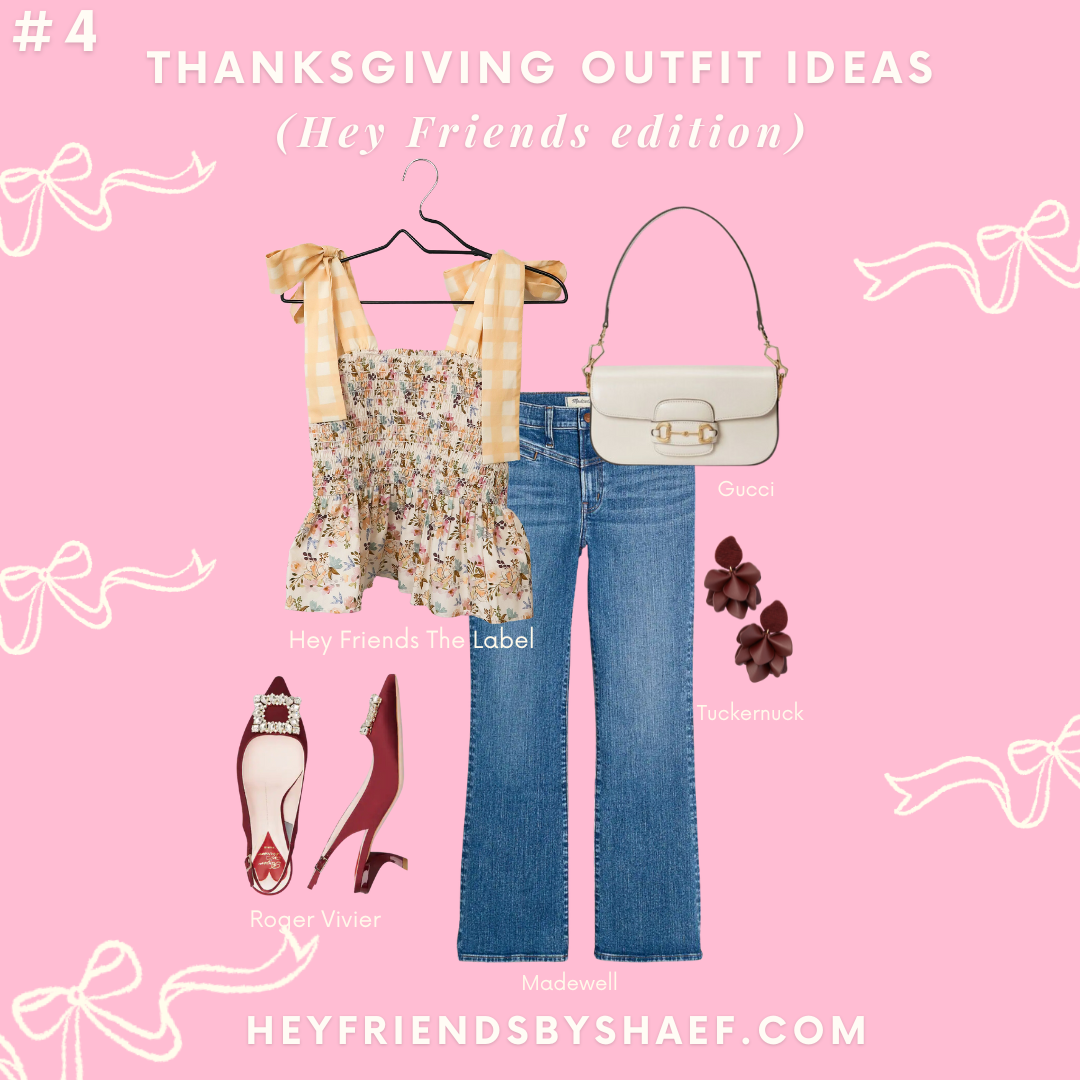 Jean Peplum Top