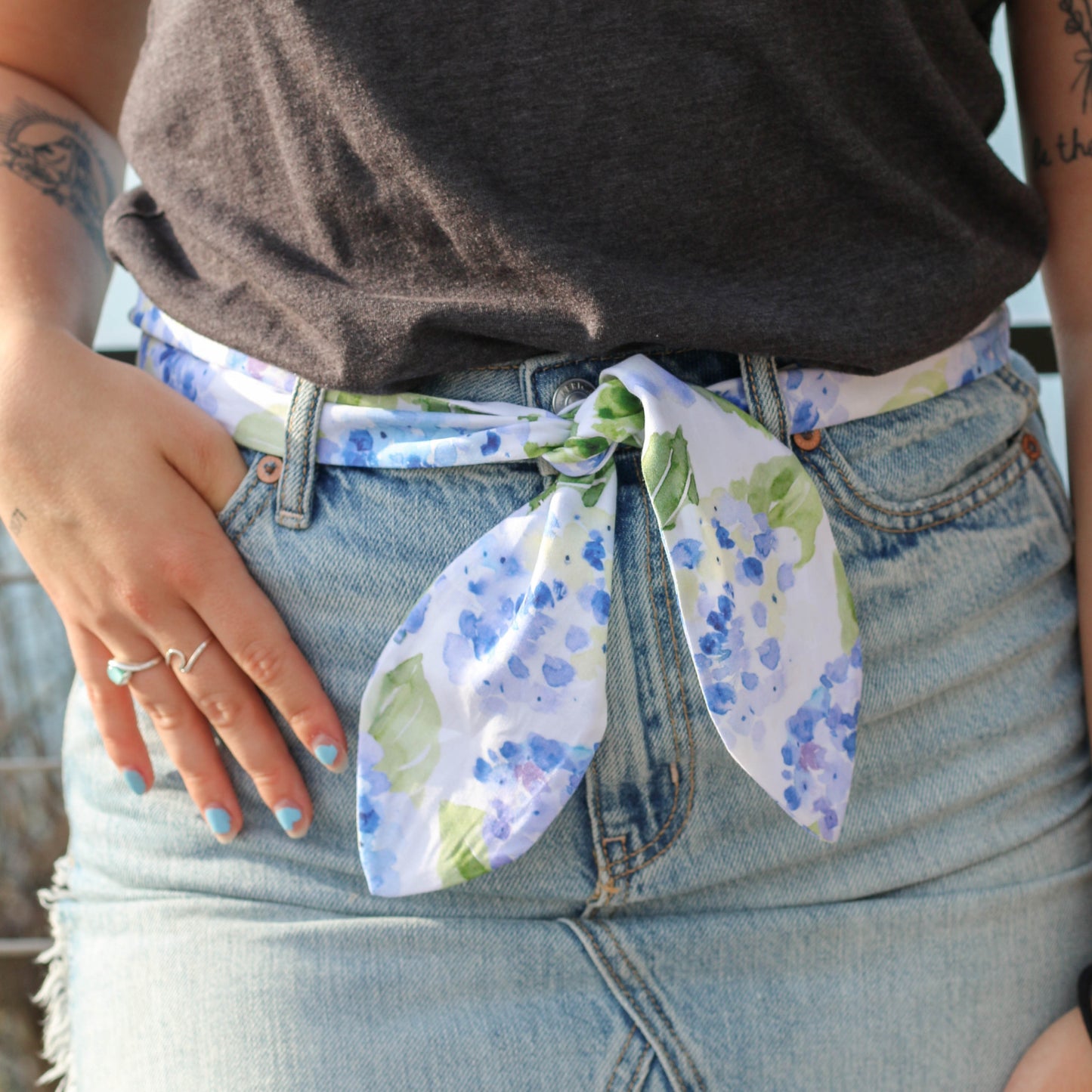 Hydrangea Bow Belt