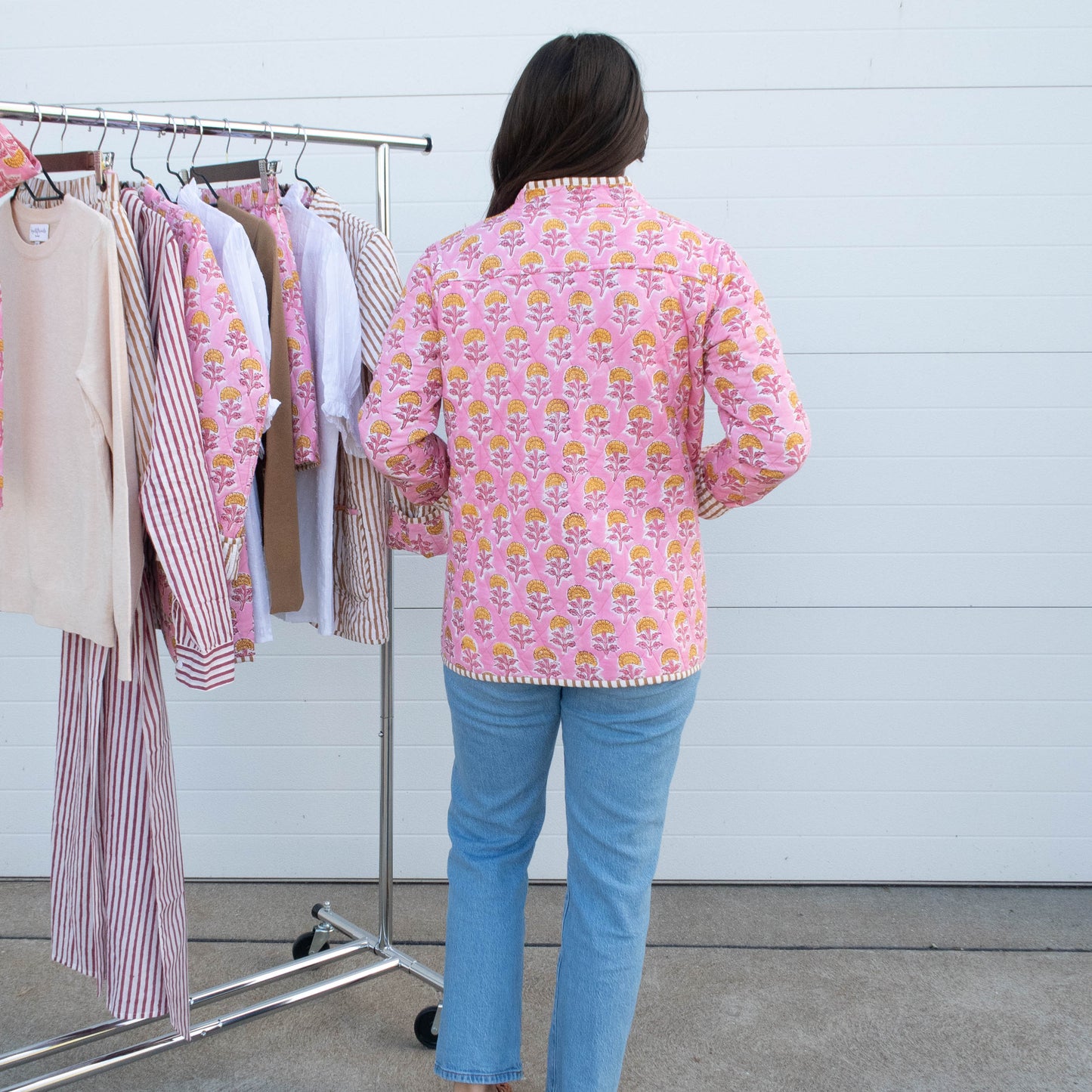 Marigold Quilted Reversible Jacket