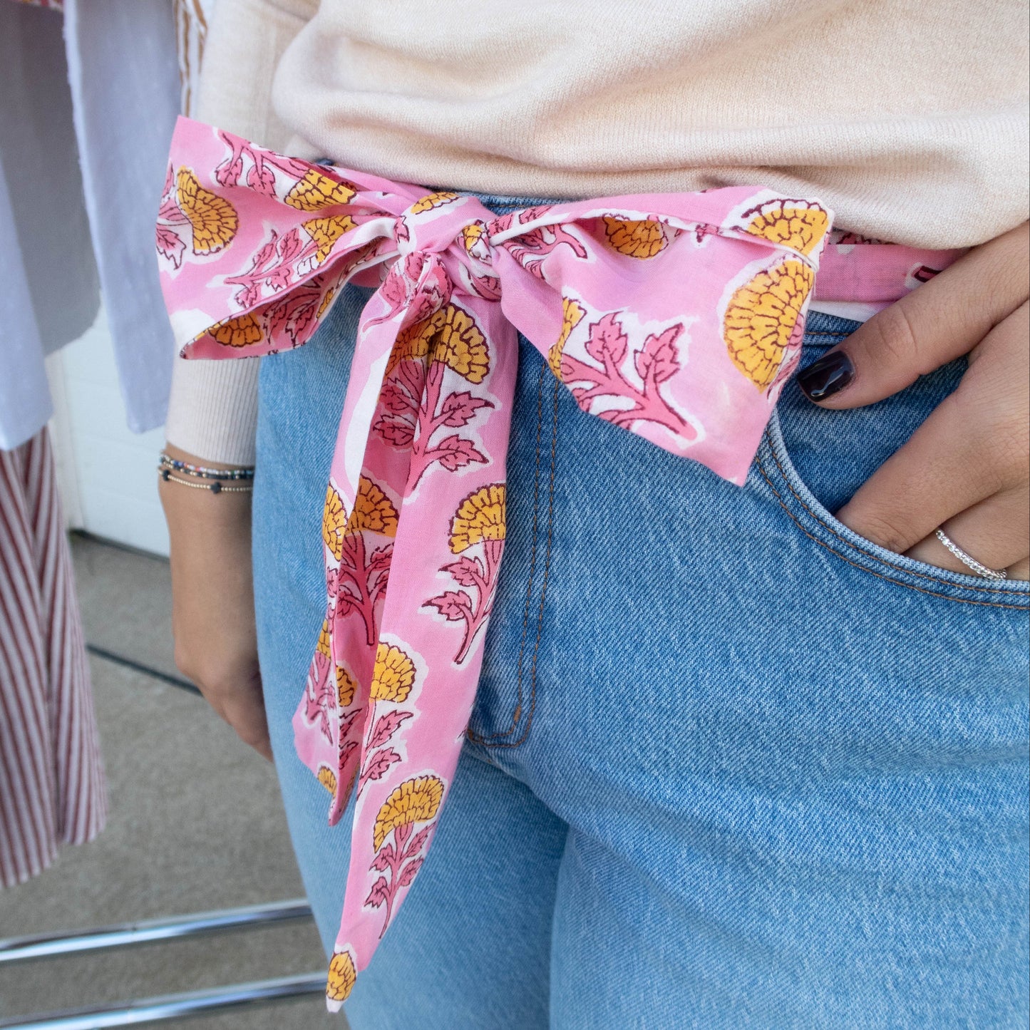 Marigold Bow Belt
