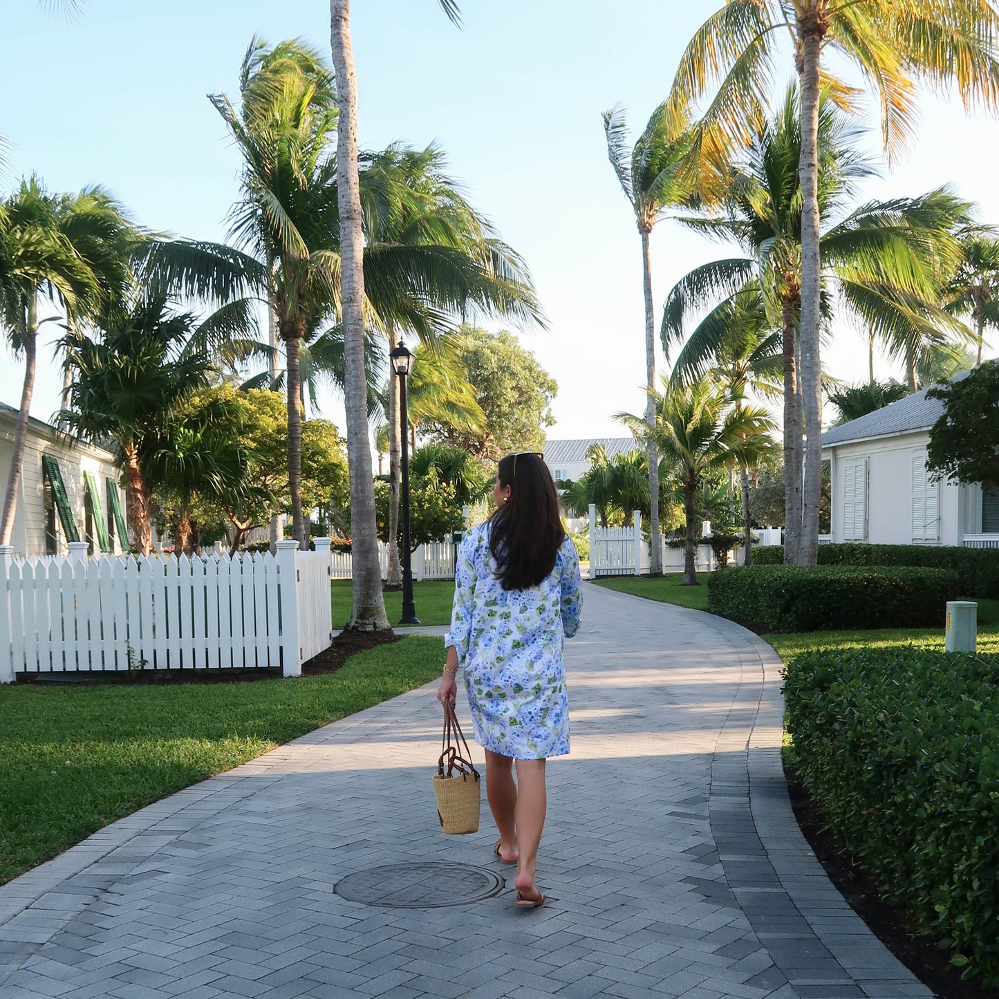 Hydrangea Shirt Dress