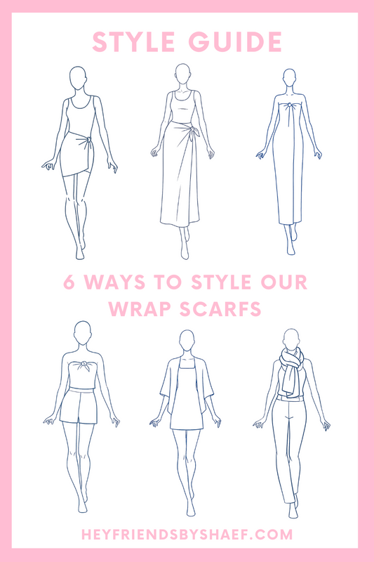 6 Ways To Style Our Wrap Scarfs