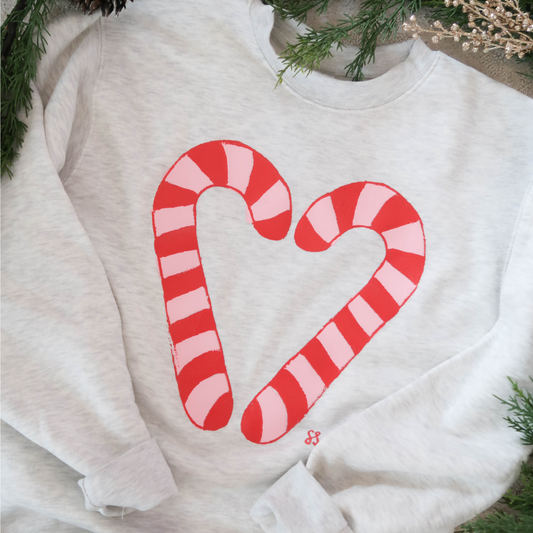 Candy Cane Crewneck