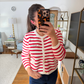 The Mon Amie Cardigan - Red