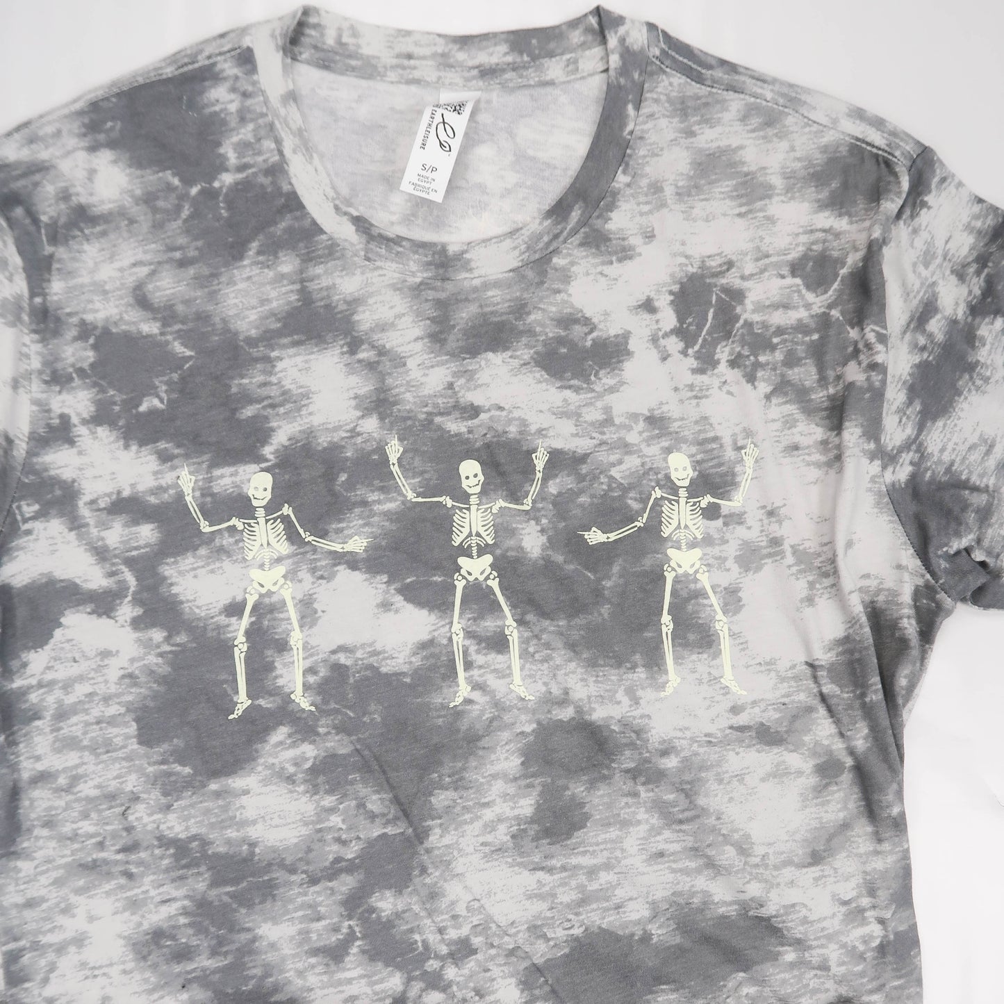 Skeleton Tee (glow in the dark)