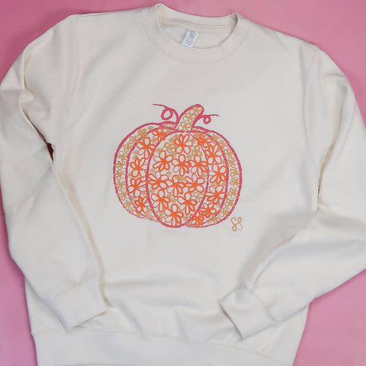 Fall Florals Pumpkin Crew