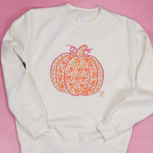 Fall Florals Pumpkin Crew