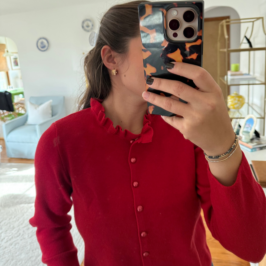 Sweetheart Sweater Red