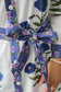 Floral Block Printed Bow Belt