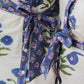 Floral Block Printed Bow Belt