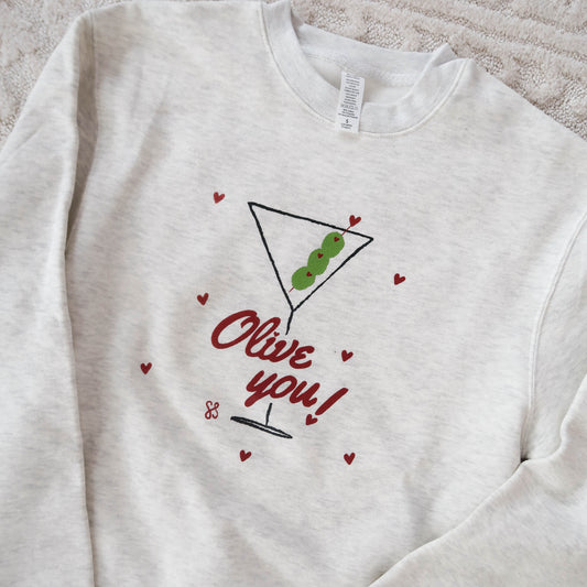 Olive You Crewneck