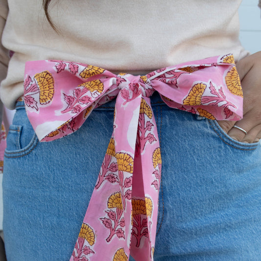 Marigold Bow Belt
