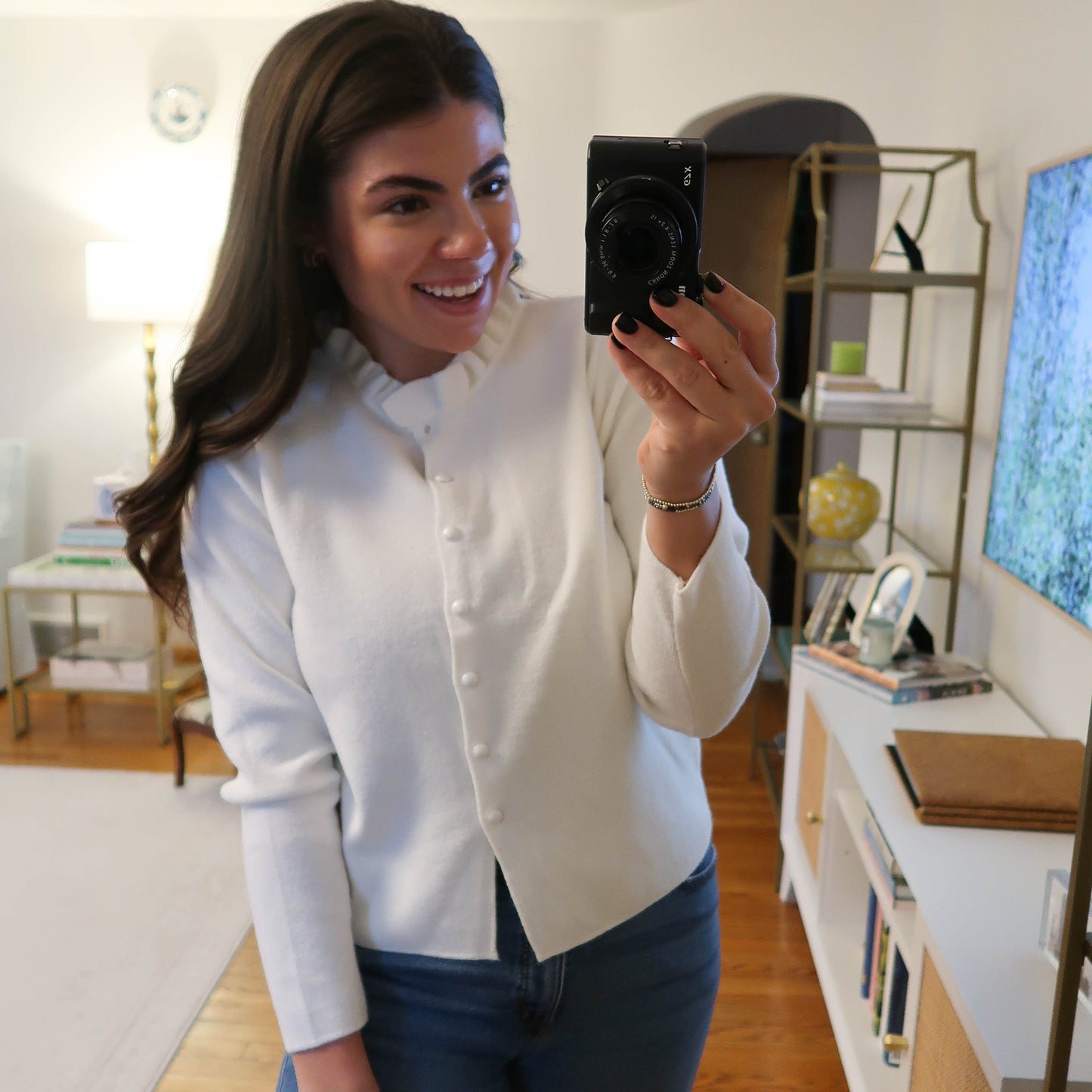 Sweetheart Sweater White