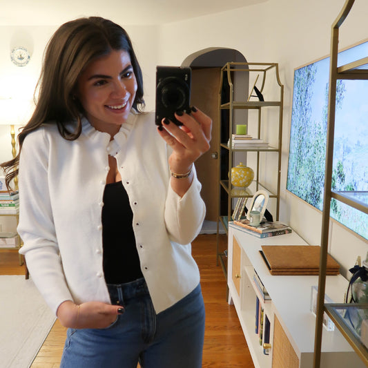 Sweetheart Sweater White