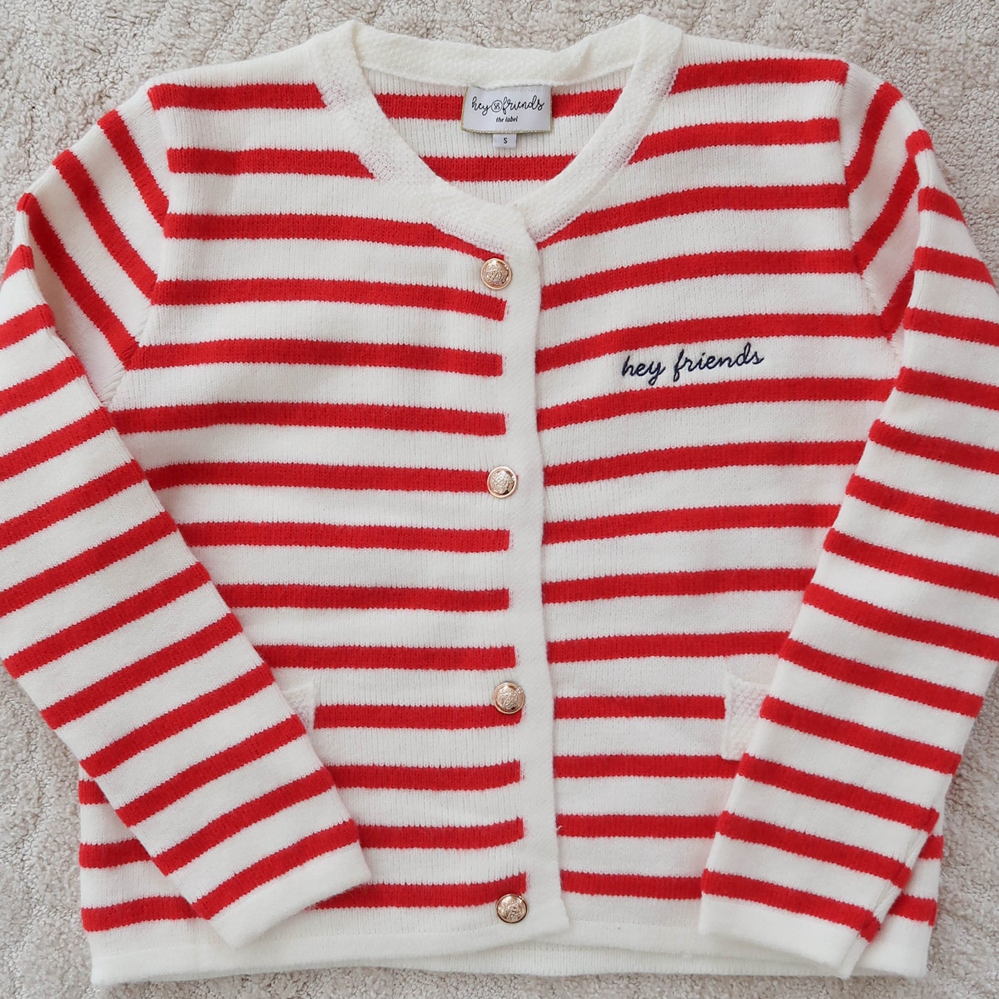 The Mon Amie Cardigan - Red