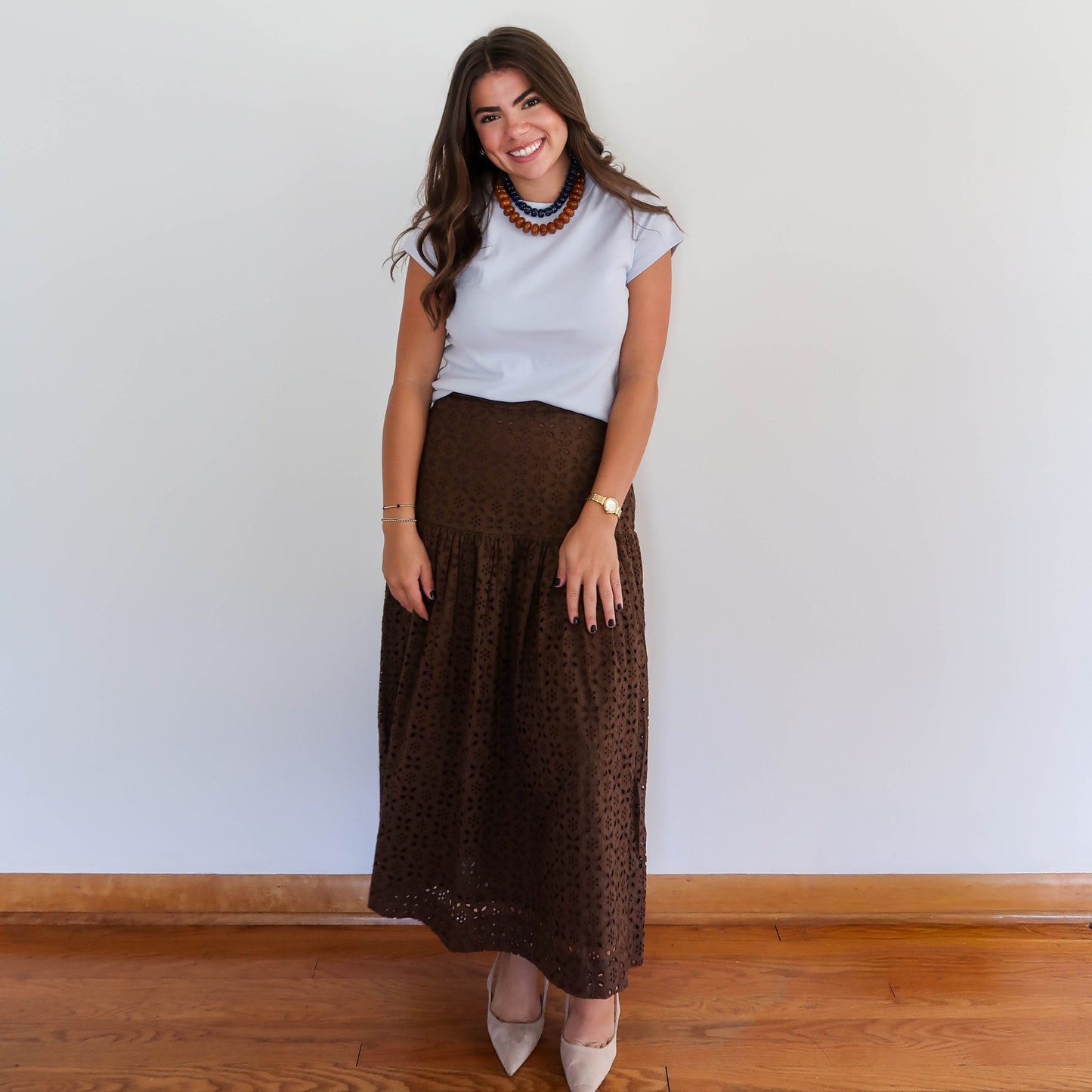 Olive Skirt - Chocolate