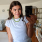 Green Bean Bubble Necklace