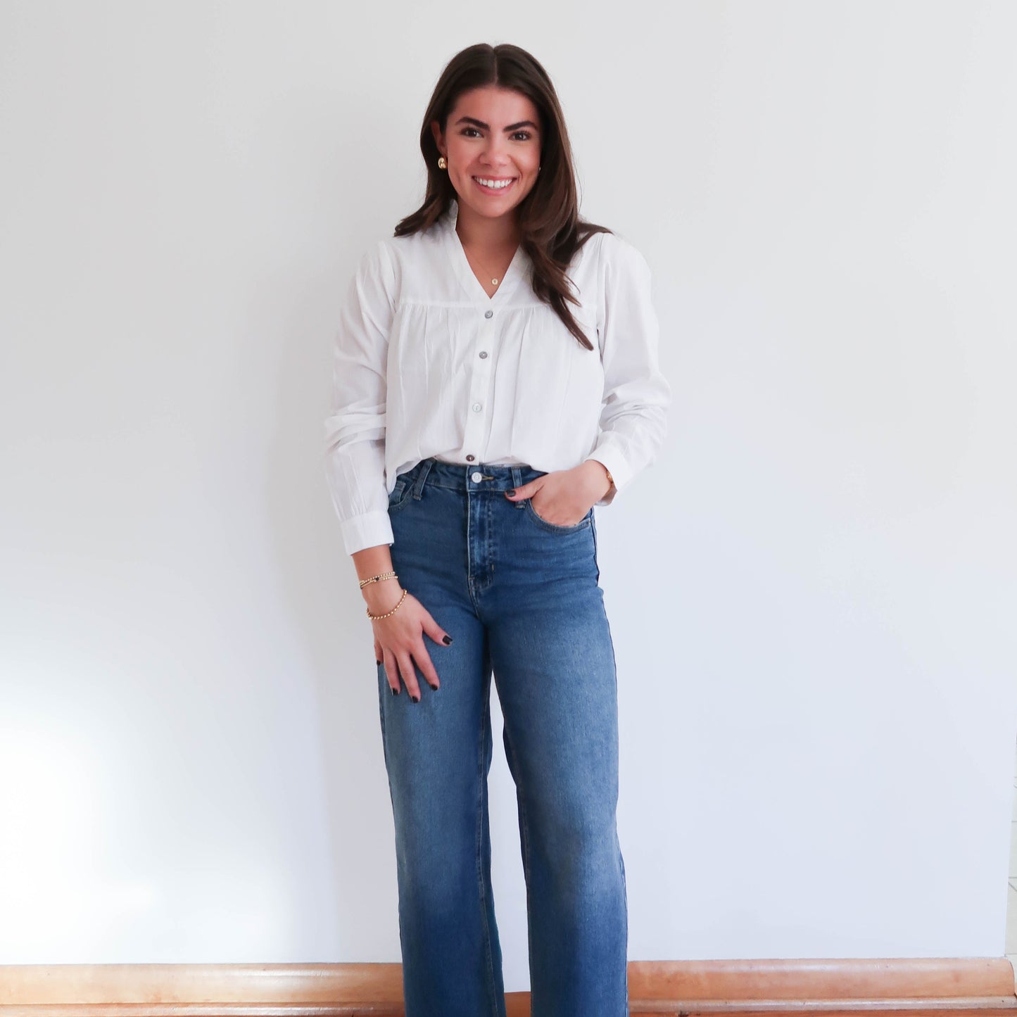 Nina Blouse - White