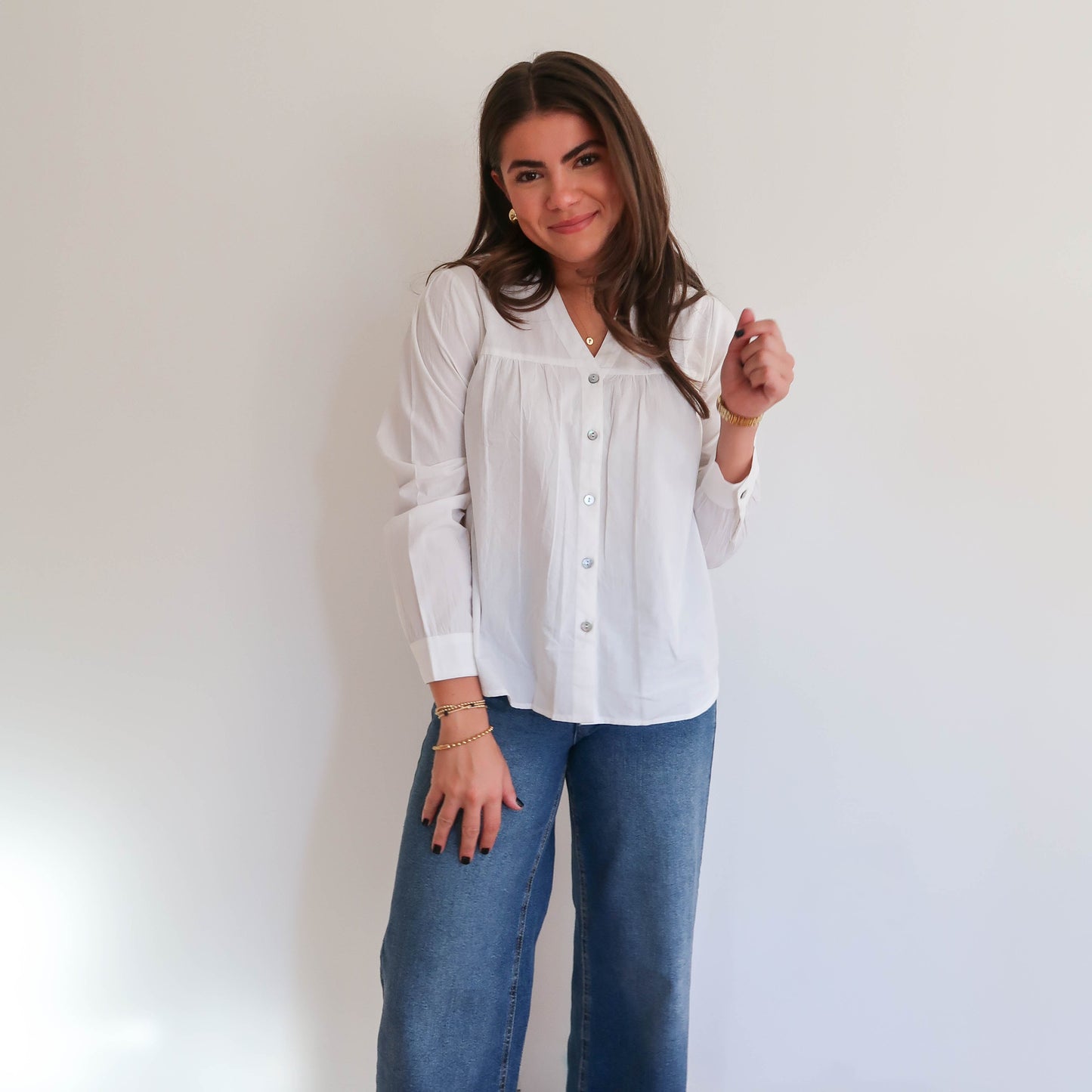 Nina Blouse - White