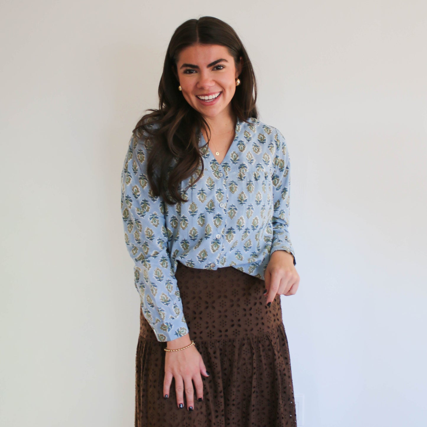 Nina Blouse - Floral