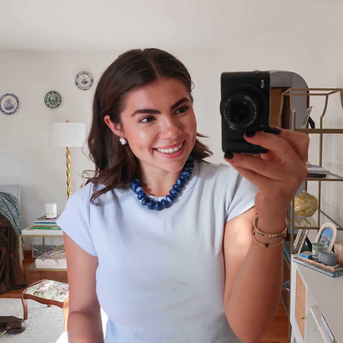 Blue Tide Bubble Necklace