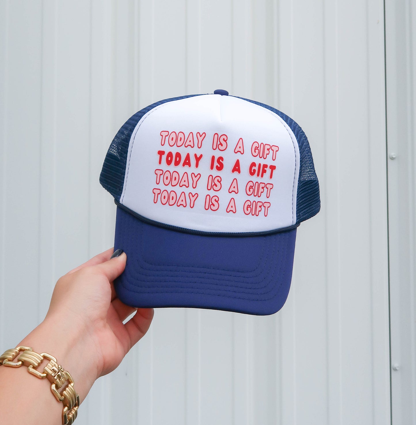 Today Is a Gift Trucker Hat - Navy