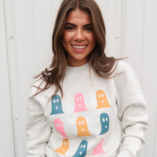 Pastel Ghost Crewneck