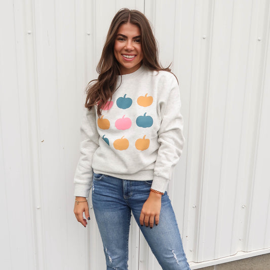 Pastel Pumpkin Crewneck